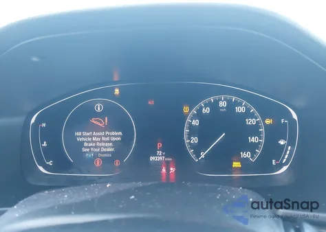 2019 Honda Accord Ex-L z USA, uszkodzony, nr VIN 1HGCV1F52KA008624